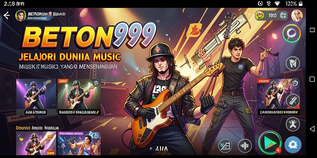 Tampilan gameplay BETON999 yang penuh warna dan interaktif.