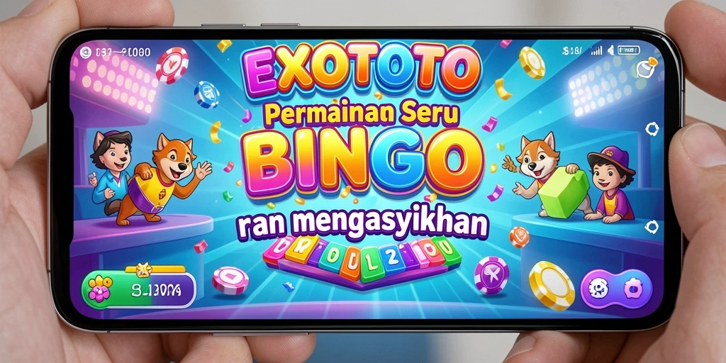 Tampilan permainan Bingo yang seru dan dinamis di EXOTOTO.