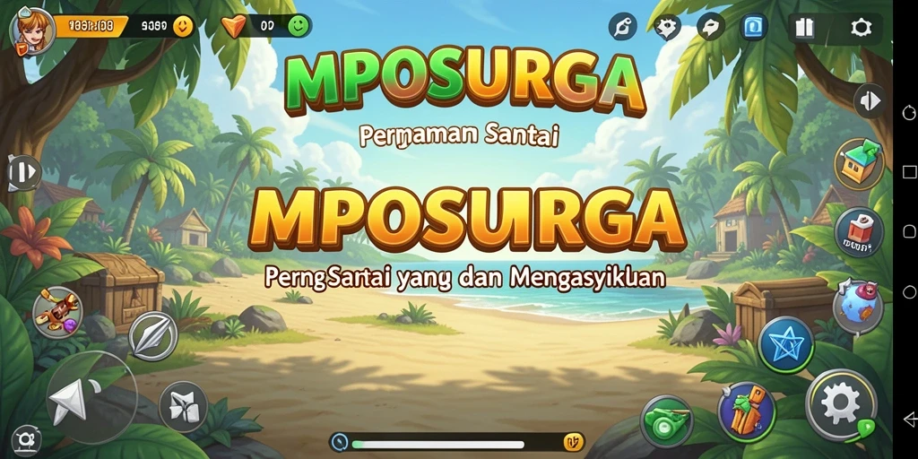 Tangkapan layar gameplay MPOSURGA yang mengasyikkan dan berwarna-warni.
