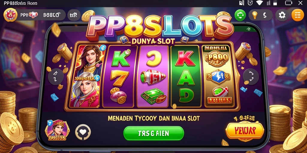 Screenshot gameplay <strong>PP88SLOTS</strong> menampilkan keseruan dan strategi dalam membangun kasino.