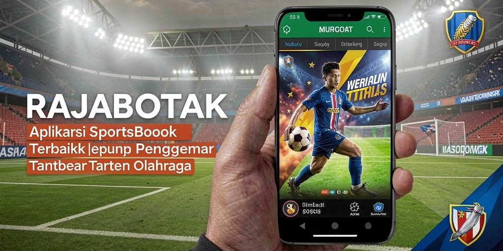 Tampilan antar muka utama RAJABOTAK saat bermain taruhan olahraga.