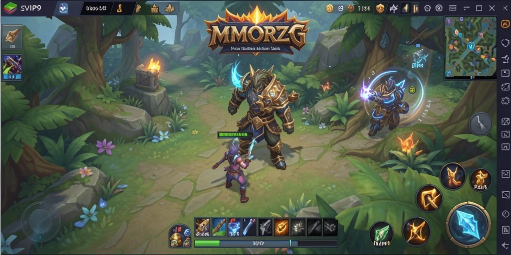 Gameplay seru dalam dunia petualangan MMORPG yang menakjubkan.